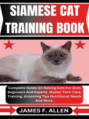 cover image of SIAMESE CAT TRAINING BOOK